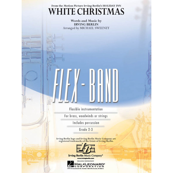 White Christmas, Irving Berlin arr. Michael Sweeney. Flex-Band Grade 2-3 Score