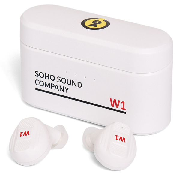 Hodetelefon Soho W1, Earbuds, White