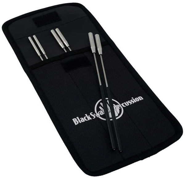 Triangelpinnesett Black Swamp Stainless Steel Spectrum SPSET-2-ST, Set of 6 w/Nylon Bag