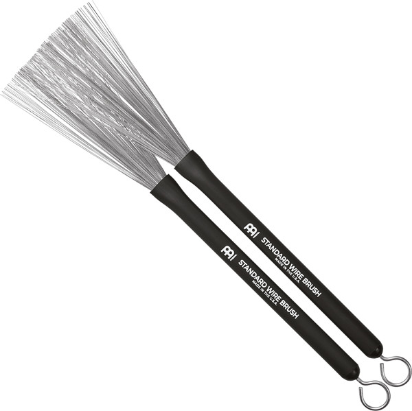 Visper Meinl Standard Wire Brush SB300, Rubber Handle