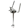 Tom-Tomstativ Ludwig LAP441TS/LM442TSR, Atlas Pro/Modular Tall Double Tom Std, 12.5mm Atlas L-arm Mounts - Double Brace