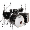 Slagverk Pearl Export EXX725SBR-EXX22P, 22 Jet Black m/Stativer og Cymbaler