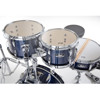 Slagverk Pearl Roadshow RS585C/C743, 18 m/Stativer, Cymbaler og Stol, Chrome Hwd, Royal Blue Metallic