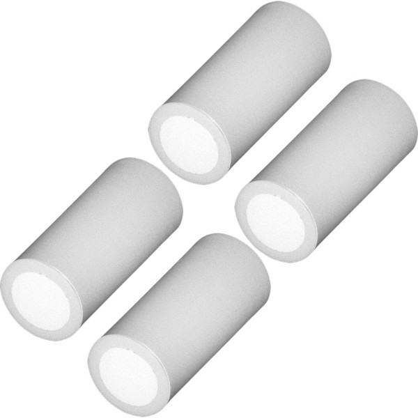 Cymbalforing Dixon 4-Pack, 6mm White Plastic