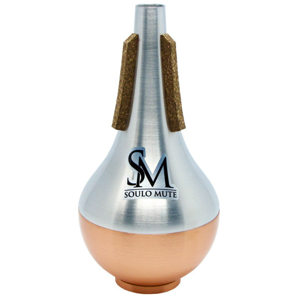 Mute Kornett/Trompet Straight Soulo Aluminium/Copper bottom