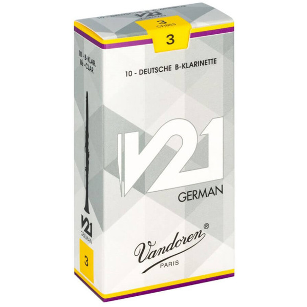 Klarinettrør Bb Vandoren V21 3 German Clarinet Flowpack 50