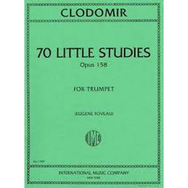 70 Little Studies Opus 158 for Trumpet, Pierre-Francois Clodomir