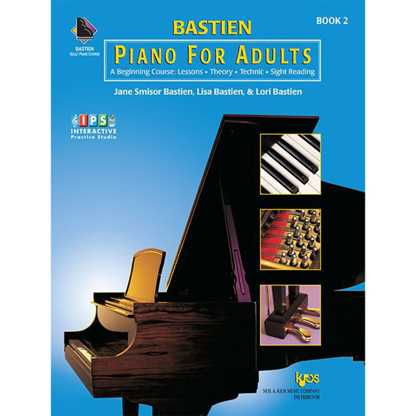 Bastien Piano for Adults Book 2, Book and Media Online