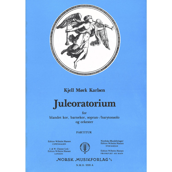 Juleoratorium, Kjell Mørk Karlsen. SATB, Barnekor og Solist. Partitur