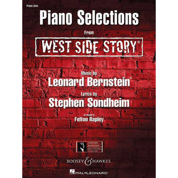 West Side Story Selections, Leonard Bernstein/Stephen Sondheim arr. Felton Rapley. Piano