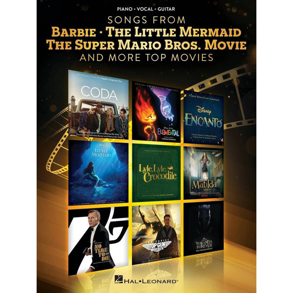 Songs from Barbie, Little Mermaid Wuper Mario and more Top Movies. Piano/Vocal/Guitar