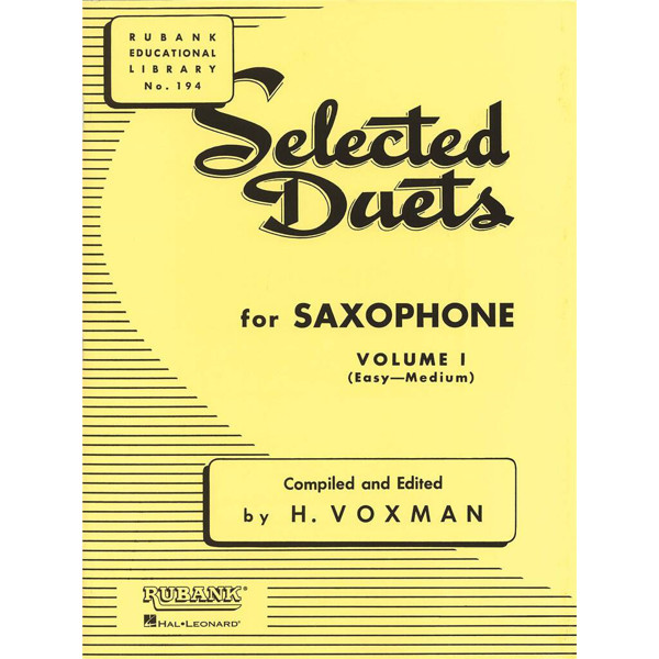 Selected Duets for Saxophone Vol 1, Voxman