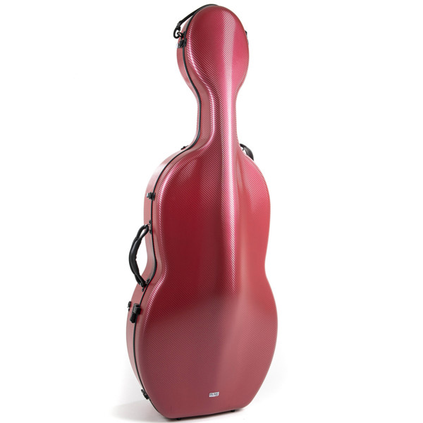 Etui Cello 4/4 GEWApure Polycarbonate 4.6 Rolly 4.8, Rød