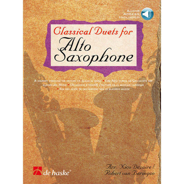 Classical Duets for Alto saxophone. Book and Online Audio