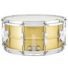 Skarptromme Ludwig Acro-Brass LB654BM, 14x6,5 Brushed Brass Finish w/Chrome Hardware, Small Twin Bow Tie Lugs - P86C