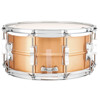 Skarptromme Ludwig Acro-Copper LC654BM, 14x6,5 Brushed Copper Finish w/Chrome Hardware, Small Twin Bow Tie Lugs - P86C