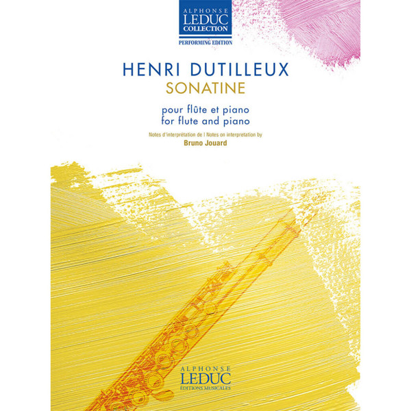 Sonatine, Henri Dutilleux. Flute and Piano