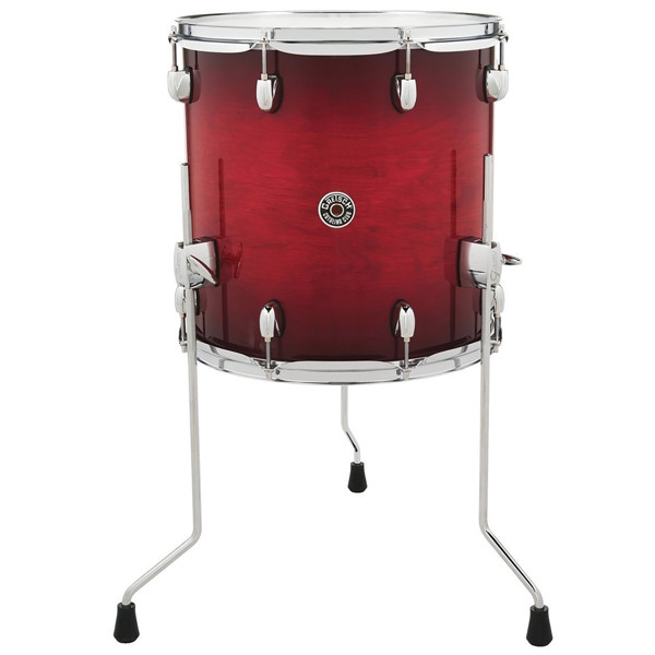 Gulvtromme Gretsch Catalina Club CT1-1414F-GCB, 14x14, Gloss Crimson Burst, Chrome Hardware