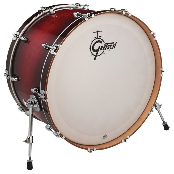 Stortromme Gretsch Catalina Club CT1-1424B-GCB, 24x14, Gloss Crimson Burst, Chrome Hardware