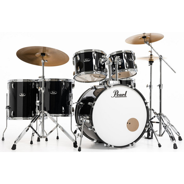 Slagverk Pearl Roadshow RS526SBC/C31, 22 m/Stativer, Cymbaler og Stol, Chrome Hwd, Jet Black