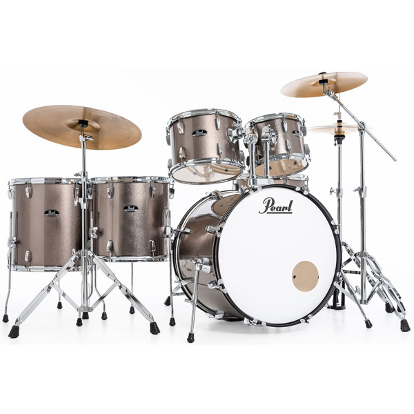 Slagverk Pearl Roadshow RS526SBC/C707, 22 m/Stativer, Cymbaler og Stol, Chrome Hwd, Bronze Metallic