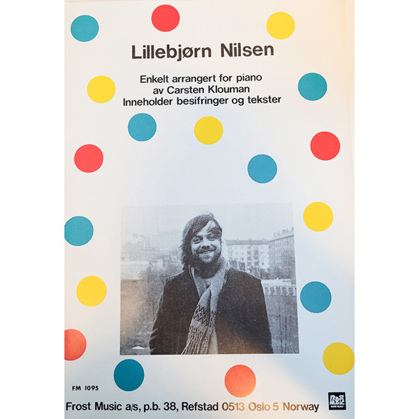 Lillebjørn Nilsen Pianobok, arr. Carsten Klouman. Piano m/tekst og besifring