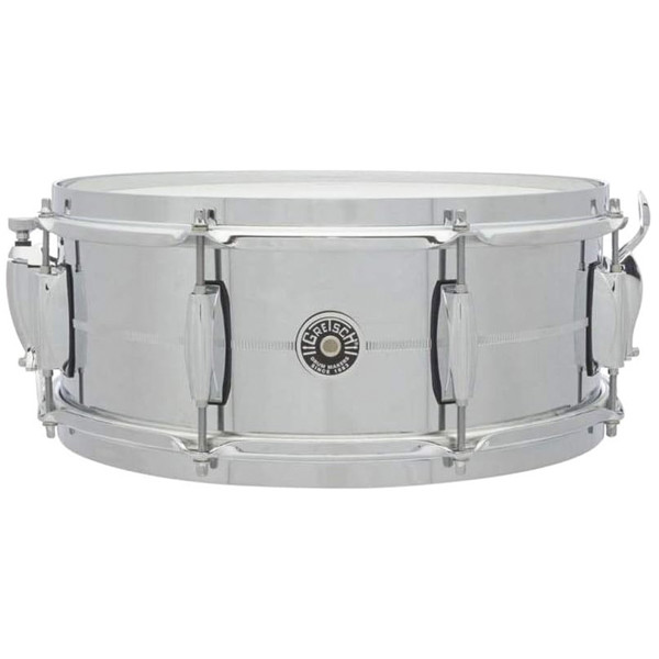 Skarptromme Gretsch Brooklyn Steel, GB4165S, 14x5.5, Chromed Steel