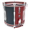 Paradetromme British Drum Co. Regimental RS1-GB, 14x12, m/Topp og Bunn Seider, Aluminum Hoops, Gloss Black