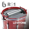 Paradetromme British Drum Co. Regimental RS1-GB, 14x12, m/Topp og Bunn Seider, Aluminum Hoops, Gloss Black