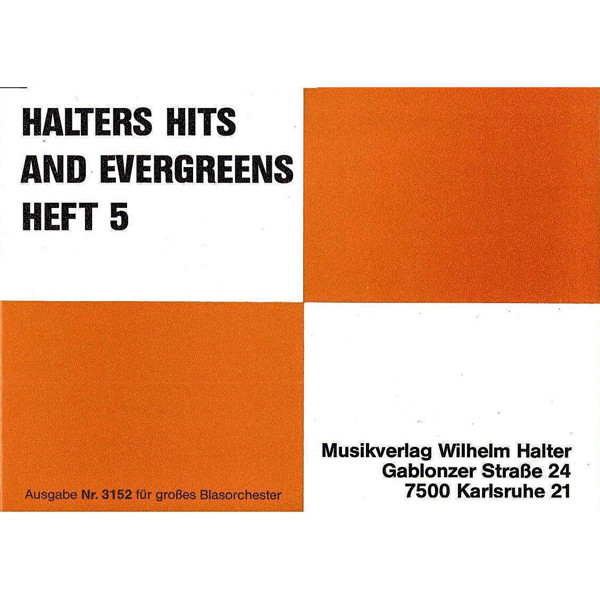 Halters Hits and Evergreens 5 Tenorsax 1