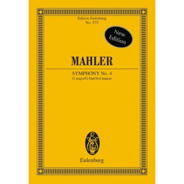 Symphonie Nr. 4 G major, Gustav Mahler.Study Score