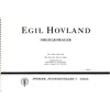 Orgelkoraler Hefte 4, Egil Hovland. Orgel