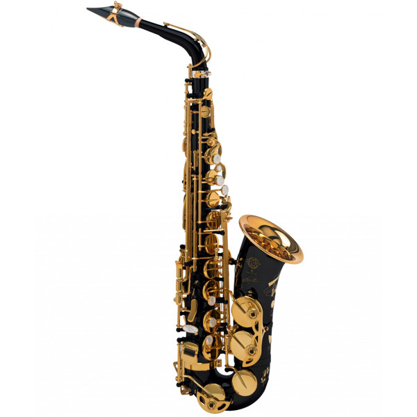 Altsaksofon Selmer Signature, Black. Outfit