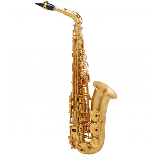 Altsaksofon Selmer Signature, Brushed. Outfit