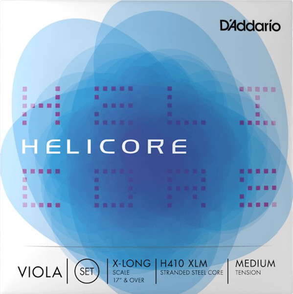 Bratsjstreng D'Addario Helicore 3G Sølv/Stål Extra Long Scale Medium