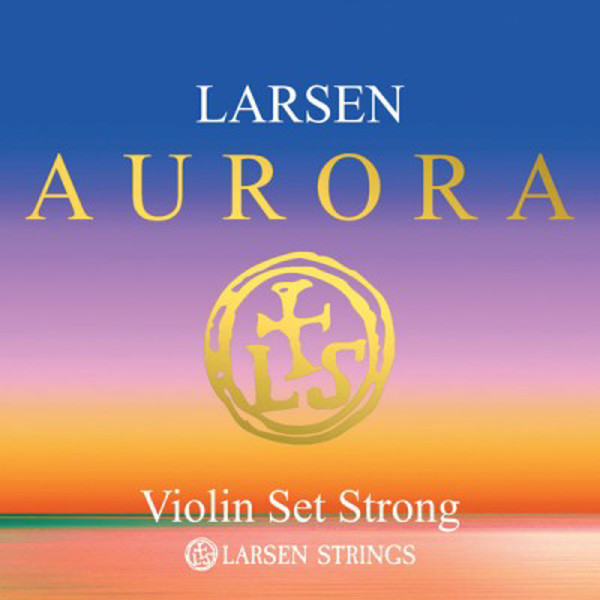 Fiolinstrenger Larsen Aurora (D-Alu) Heavy, Sett