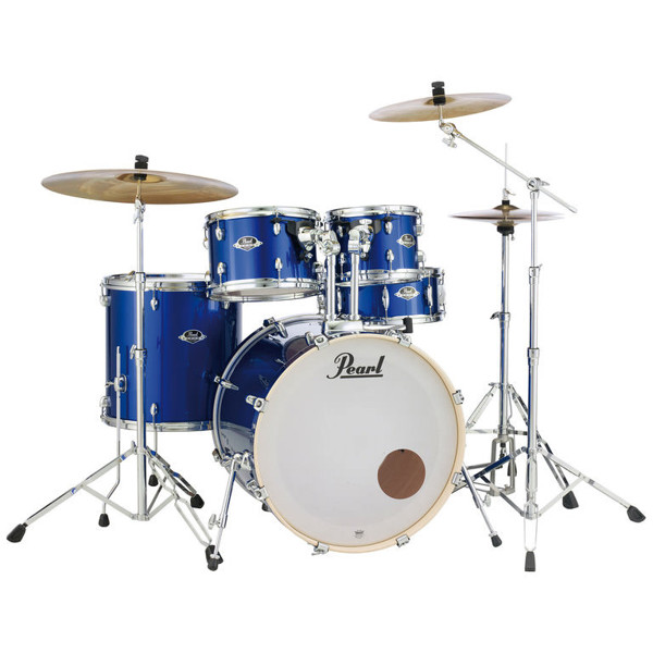 Slagverk Pearl Export EXX705NBR/C717, 20 High Voltage Blue m/Stativer-Cymbaler