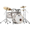 Slagverk Pearl Export EXX725SBR/C777, 22, Slipstream White m/Stativer og Cymbaler