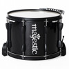 Paradetromme Majestic Endeavor ESS1410AB-DK, A Seidemekanikk, Black w/Black Hardware, 14x10, 3,7kg