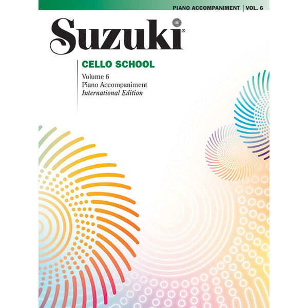 Suzuki Cello School vol 6 Pianoacc. Book
