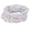 Buff - Sjal med Notemotiv, Hvit-Multi / Loop scarf Notes Colorful-White