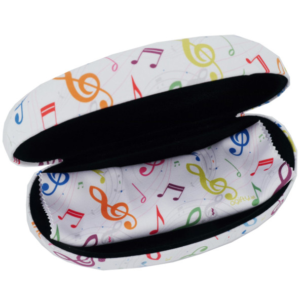 Etui til Solbrille inkl. Mikrofiberduk, G-glef Colorful-White