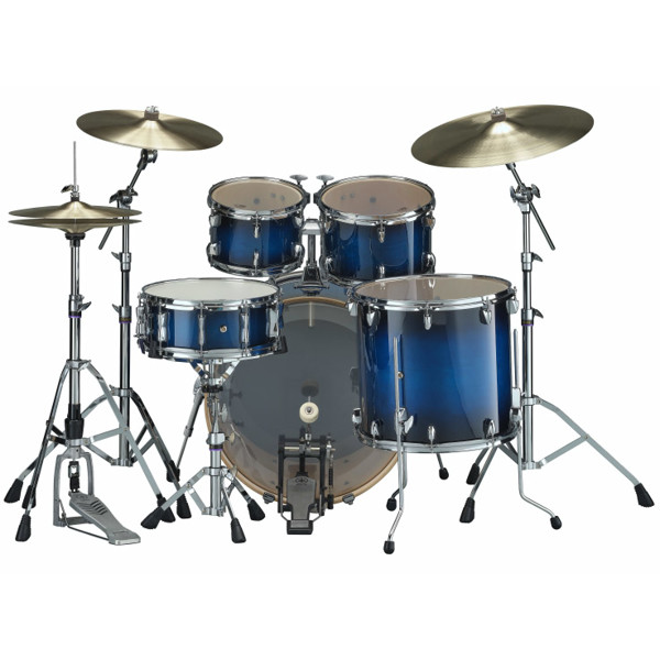 Trommesett Yamaha Stage Custom Birch SBP2F5DUS6W, 22, m/Stativer, HW680W, Deep Blue Sunburst