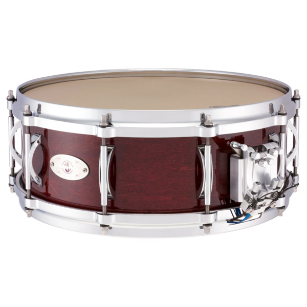 Skarptromme Black Swamp Multisonic MS514MD-CR, 14x5, Maple, Die-Cast Hoops Cherry Rosewood