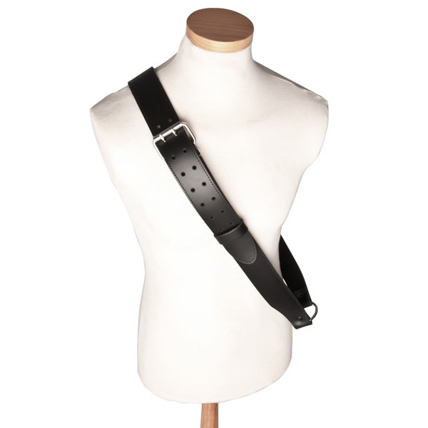 Bandolær Skarptromme Adams Sling 5SMADKLRSZ, Leather, Black
