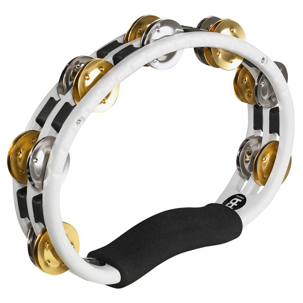 Tamburin Meinl TMT1M-WH, Brass Jingles, White