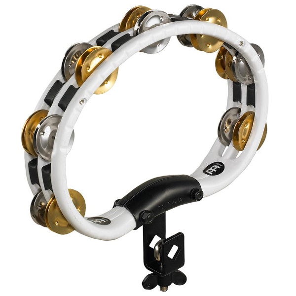 Tamburin Meinl TMT2M-WH, Nickel/Brass Jingles, Set-Up, White