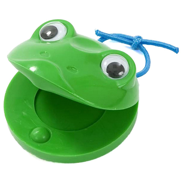 Kastagnett Bambina Frosk Plast