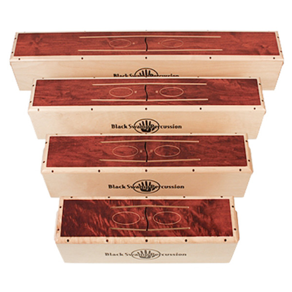 Log Drum Sett Black Swamp LOGSET,  4 stk Log Drums