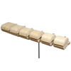 Temple Blocks Black Swamp TBSET6, Set of 6 Bentwood w/Mount
